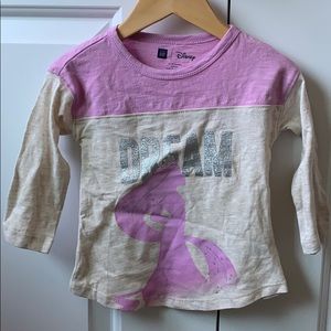 Gap Kids X Disney rapunzel Ragland tee